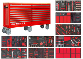 Kompletter Werkstattwagen Extra Groß MEGA EV XXL mit 782 Werkzeugen, MW Tools